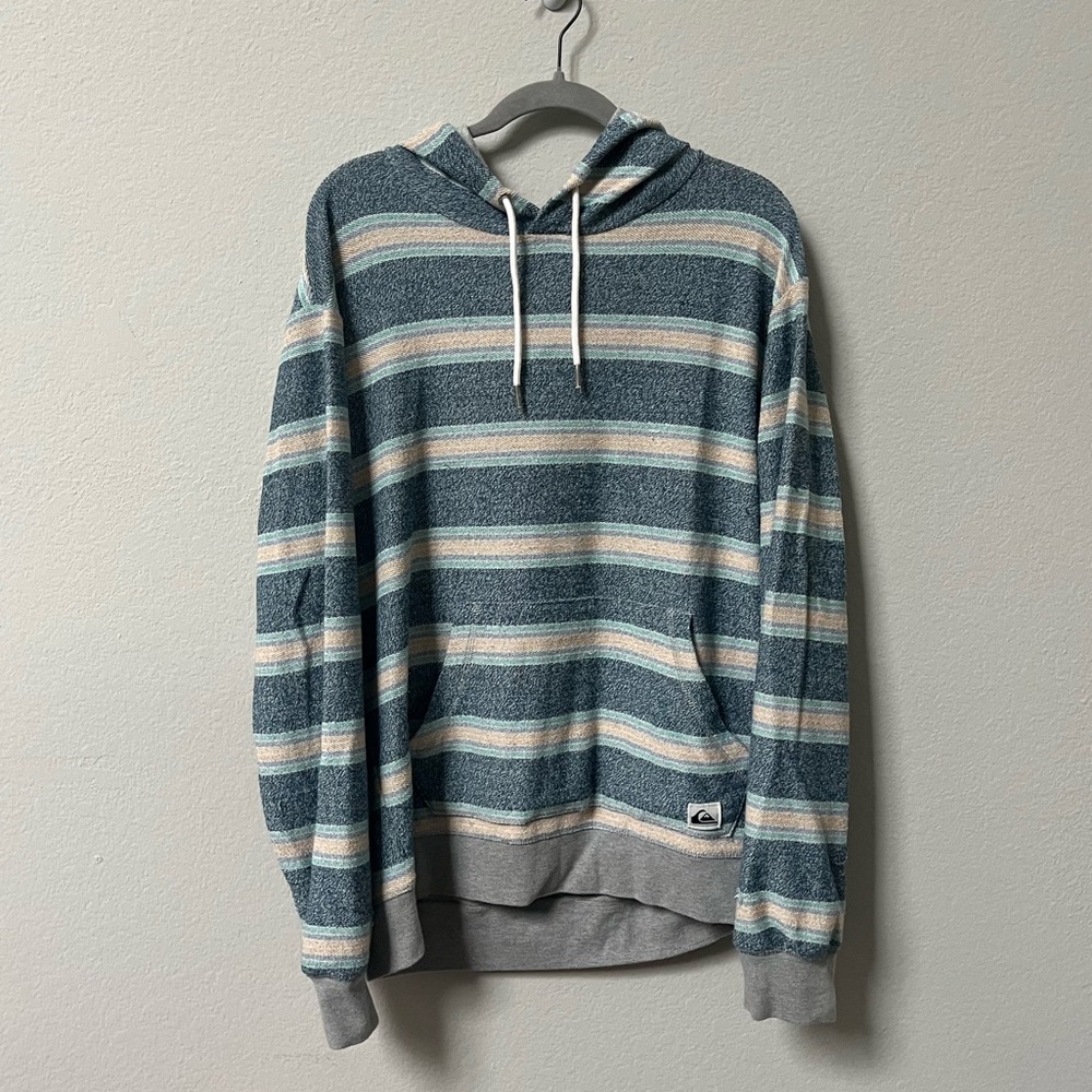 Unisex Quicksilver Light weight Striped Hoodie